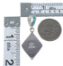 Turquoise Inlay Sterling Silver Slide Pendant EX44346